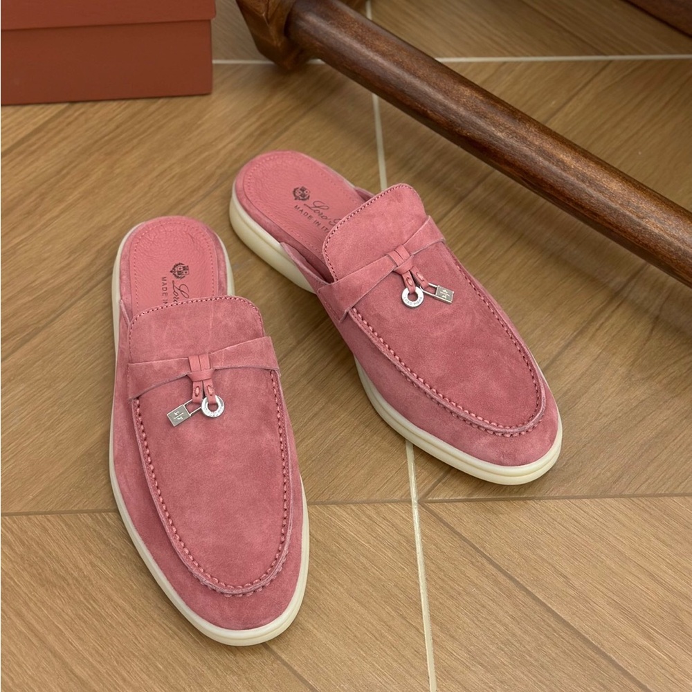 Loro Piana summer charms walk loafer, size 38.